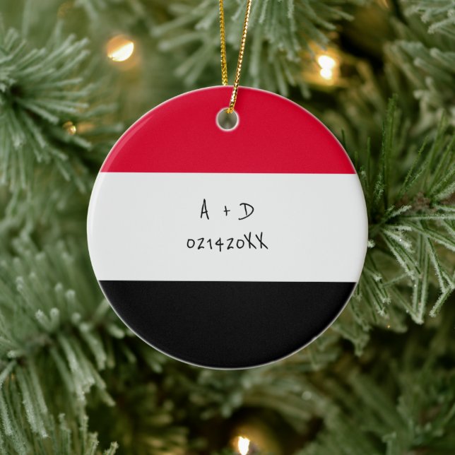 Mensaje de personalizado Ornamento del árbol de va (Árbol)