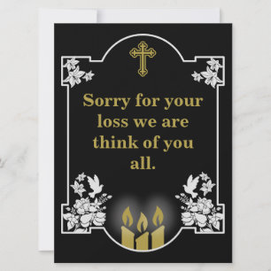 Mensaje de soporte de condolencia