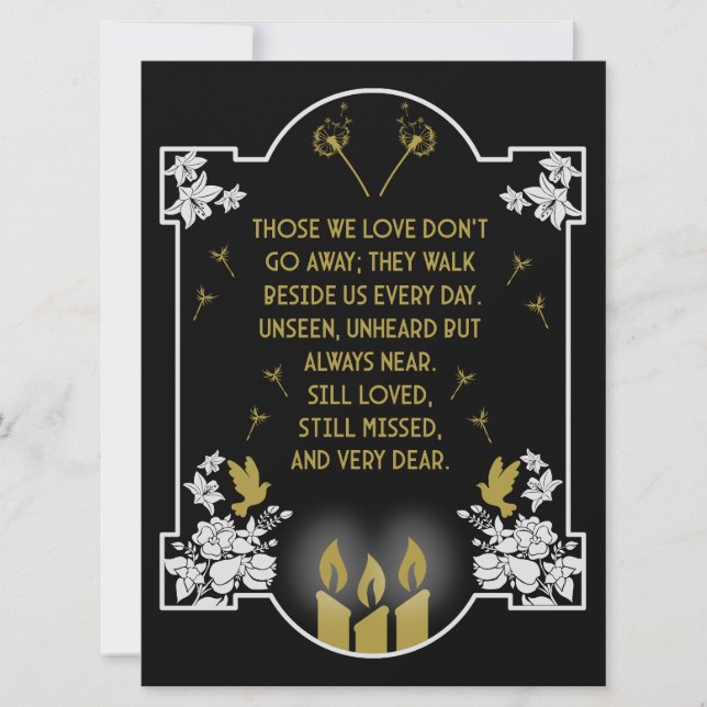 Mensaje de soporte de condolencia (Anverso)