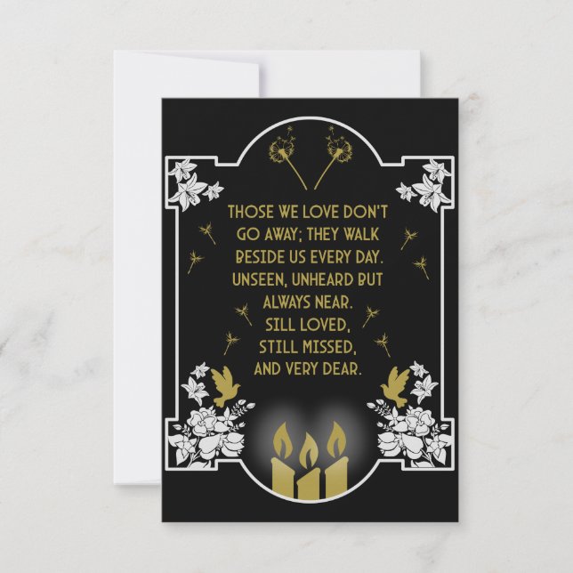 Mensaje de soporte de condolencia (Anverso)