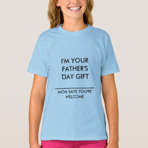 MENSAJE DEL DÍA DE LOS PADRES DE LA CAMISA INFANT