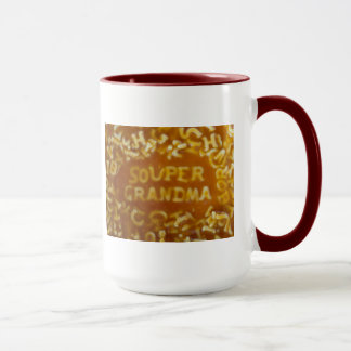 Mensaje en mi taza de la abuela de la sopa