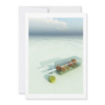 Mensaje en una invitación de la botella