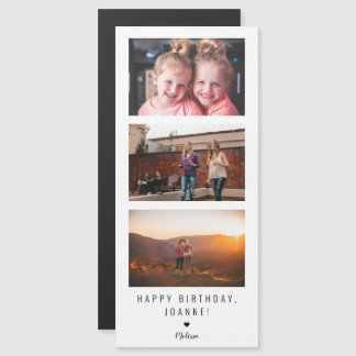 Mensaje "Feliz cumpleaños" personalizado de foto d