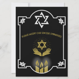 Mensaje funeral de la Condolencia Judía