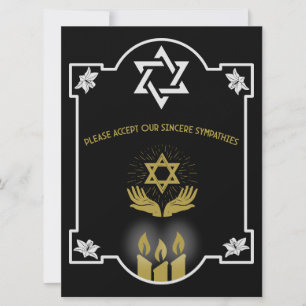 Mensaje funeral de la Condolencia Judía