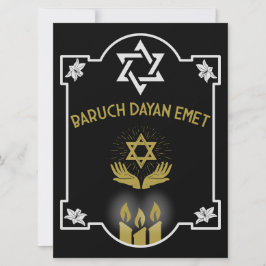 Mensaje funeral de la Condolencia Judía