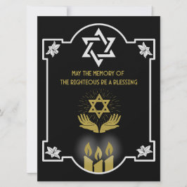 Mensaje funeral de la Condolencia Judía