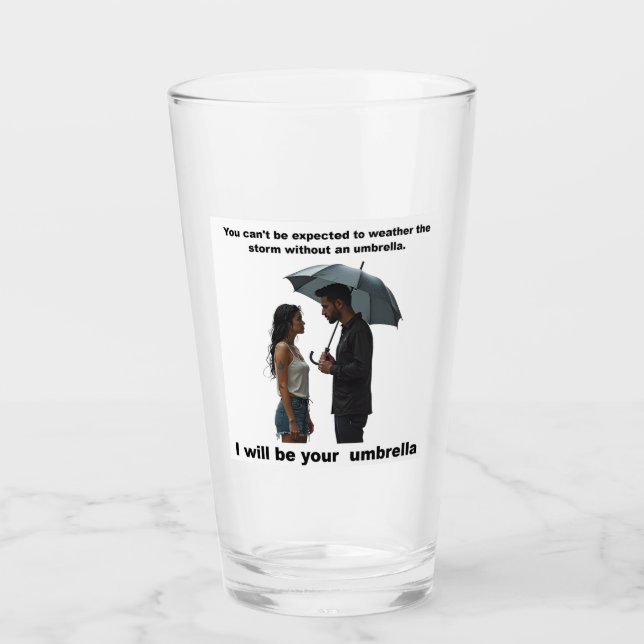 Mensaje inspirador en un vaso transparente (Anverso)