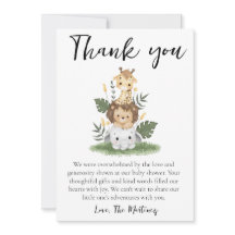 mensaje lindo ducha bebé tarjetas de agradecimient