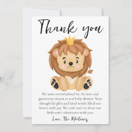 mensaje lindo ducha bebé tarjetas de agradecimient