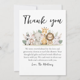 mensaje lindo ducha bebé tarjetas de agradecimient