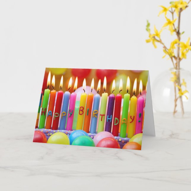 Mensaje personalizado de la tarjeta de cumpleaños  (flor amarilla)