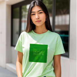 Mensaje Vegan Unisex camiseta