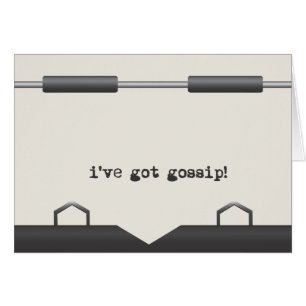 Mensajes antiguos de máquina de escribir