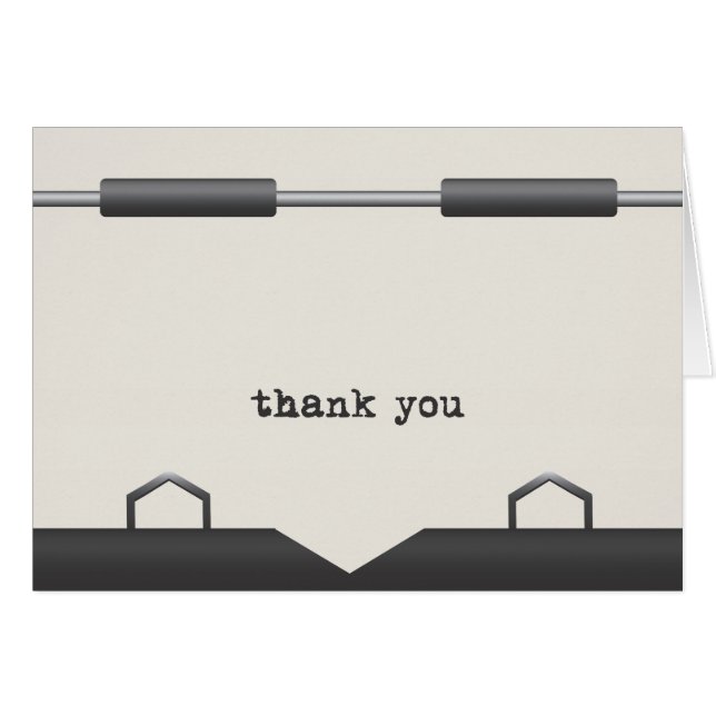 Mensajes antiguos de máquina de escribir (Anverso (Horizontal))