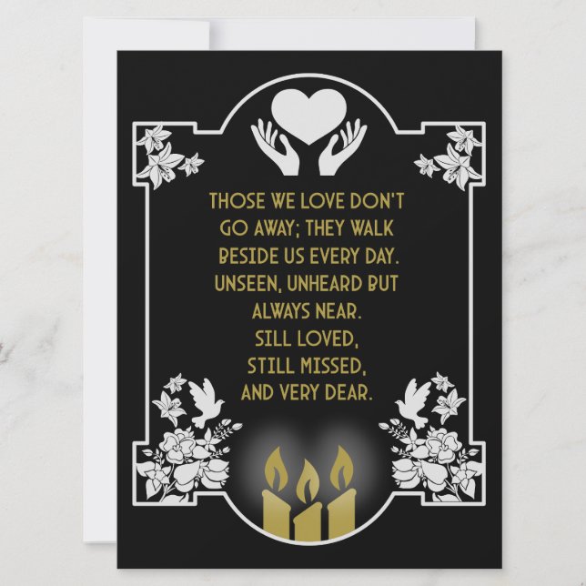 Mensajes de Condolencias (Anverso)