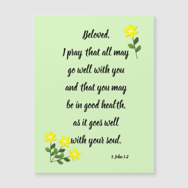 Mensajes para la tarjeta magnética querida (Anverso)