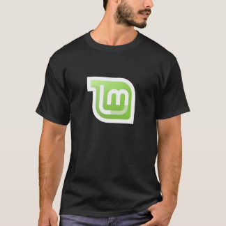 Menta 01 de Linux de la camiseta