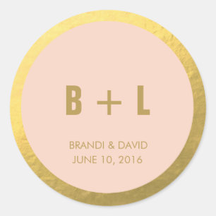 Menta del melocotón+ BODAS del pegatina el del