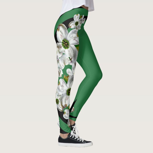 Mentalidad. Cuerpo. Espíritu. Leggings de dogwood  (Derecha)