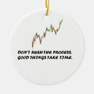 Mentalidad Forex Ornamento cerámico