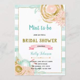 Mentalidad para ser invitación a la ducha de novia