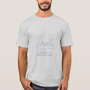 Mentalmente en Modo Avión – Camiseta de viaje mini