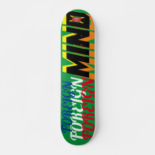 MENTE EXTRANJERA 7 Placa para skateboard de 3/4"