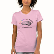 Mentes de celebración, camiseta de mujeres