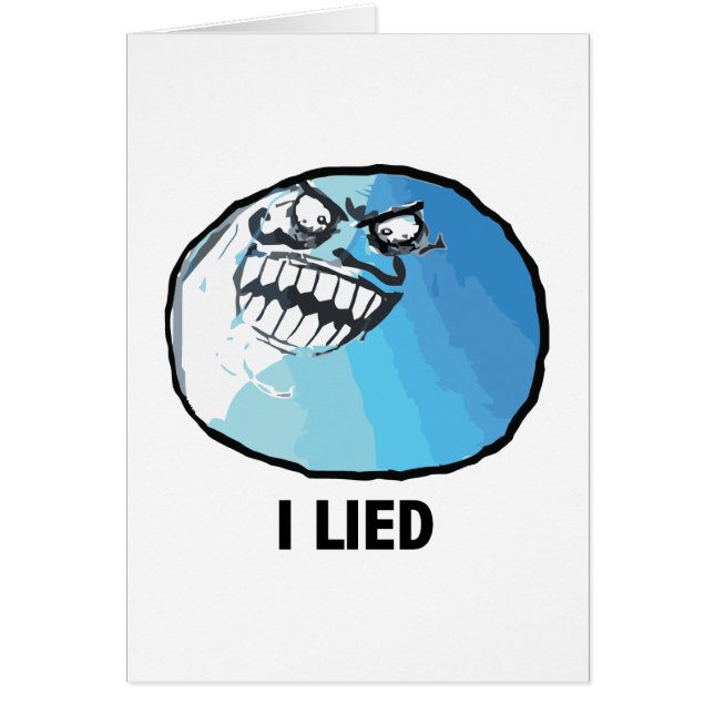 Mentí cara Meme de la rabia (Frente)