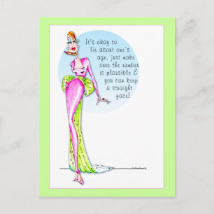 Mentir sobre tu postal de edad