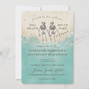 Mentira Aquí Por Siempre Con Tu Invitación De Boda