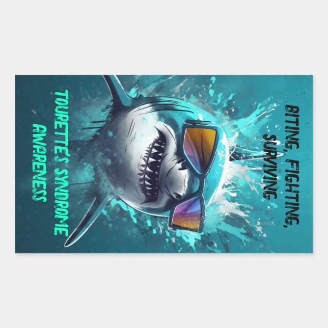 Mentirosa lucha contra el Pegatina de Tourette (Anverso)