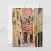 Menton, tarjeta de Francia