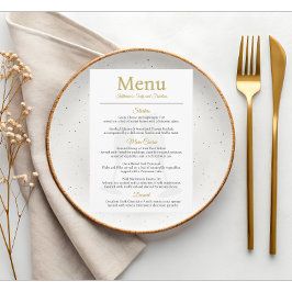 Menú 60 and Fabulous Birthday White Gold 