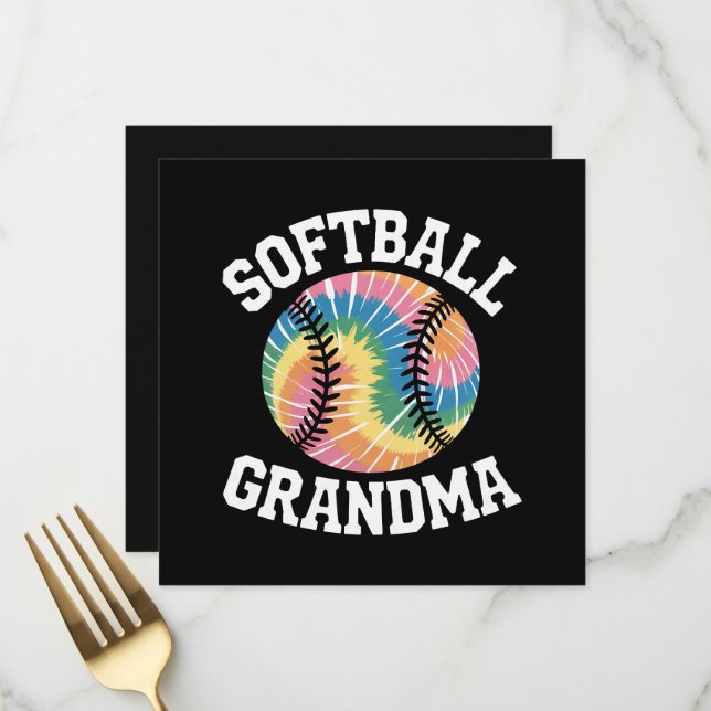 Menú Abuela de sóftbol (Anverso/Reverso In Situ)