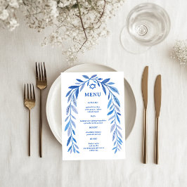 Menú Acuarela Botánica Bar Judío Evento Bat Mitzvah