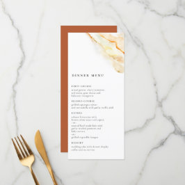 Menú Acuarela de tierra