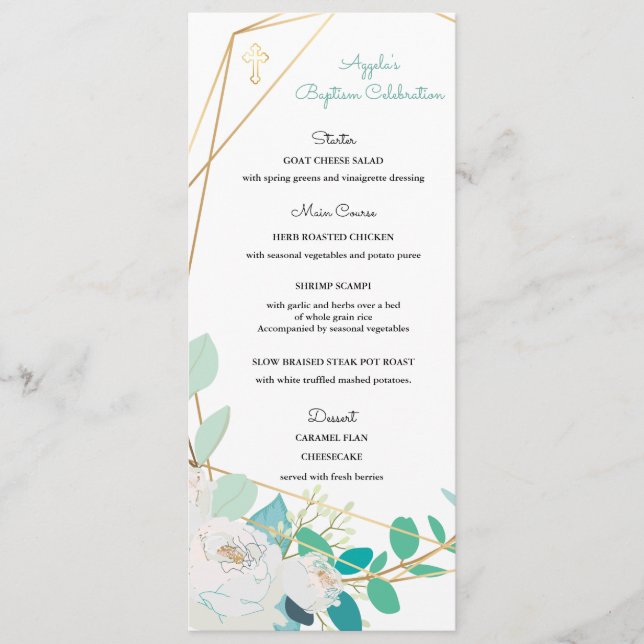 Menú Aggela (Anverso)