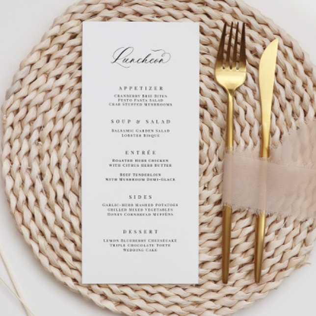 Menú almuerzo clásico Tarjeta de comida de la rece (Subido por el creador)