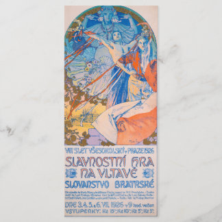 Menú Alphonse Mucha para el Festival Sokol (1926)