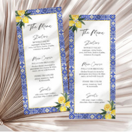 Menú Amalfi de 4 x 9" Tile azul italiano con ducha