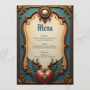 Menú Amor eterno, elegancia surrealista al estilo steam