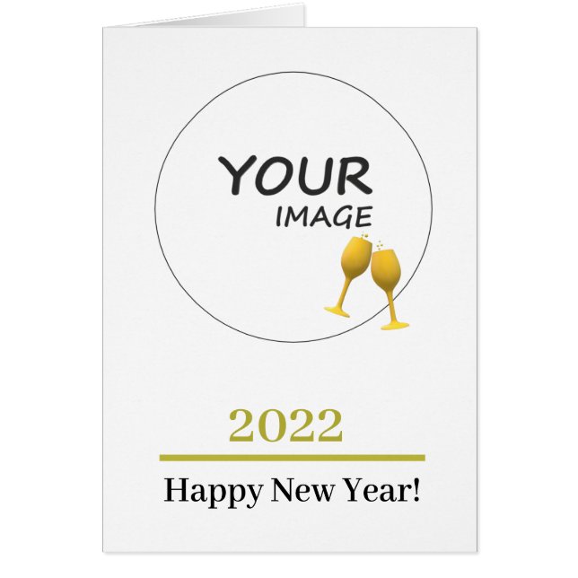 Menú Años nuevos (Frente)