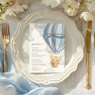 Menú Apenas Podemos Esperar Gemelos Baby Shower