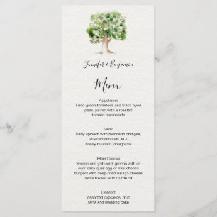 Menú Árbol de color de agua ruso