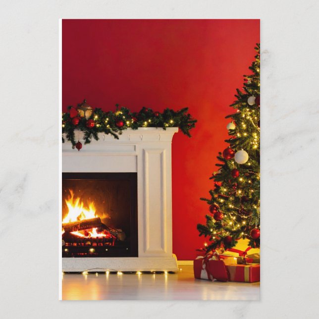 Menú árbol de navidad (Anverso)