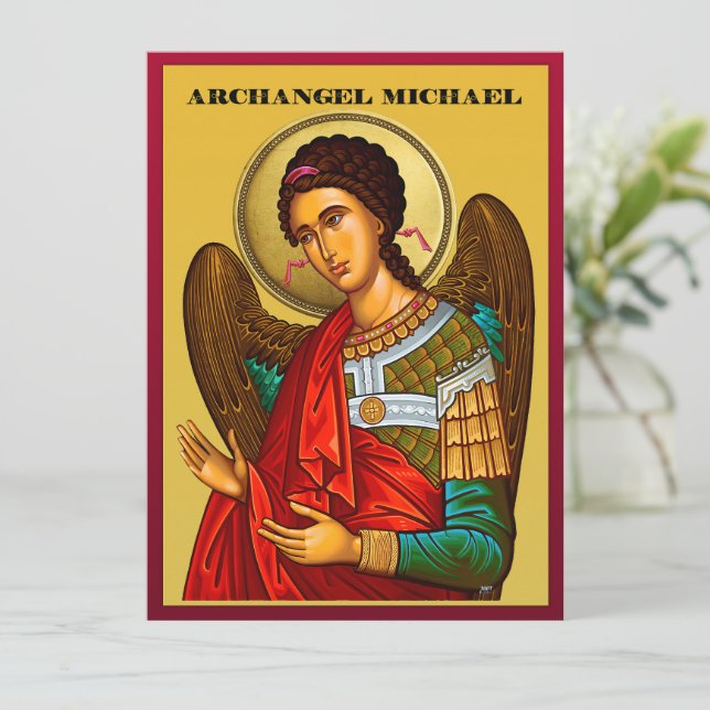 Menú Arcángel Miguel (Anverso de pie)