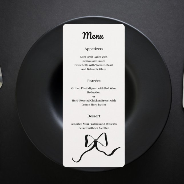 Menú arco blanco y negro (Subido por el creador)